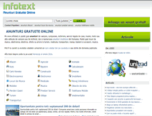 Tablet Screenshot of infotext.ro